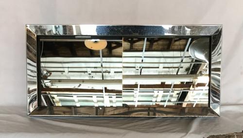 Vtg 1960 deco metal chrome - deco,