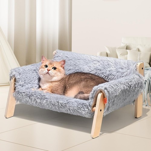 Cat lounging bed - cat,
