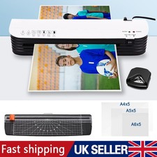4 in1 A4 Thermal Laminator Laminating Machine With 15 Thermal Laminating Pouche~
