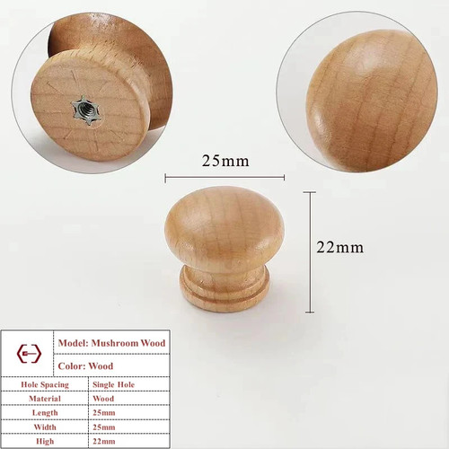 Wood cabinet handles walnut - wood,