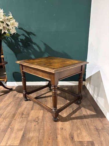 Victorian oak library table - victorian,