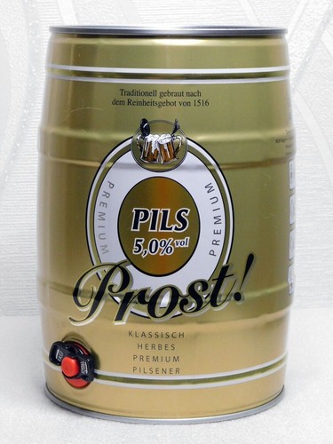 Prost pils premium empty beer - prost,