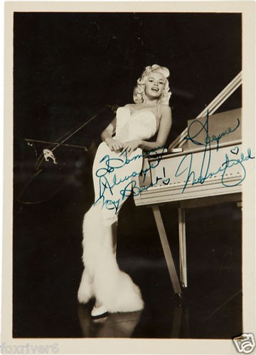 Jayne mansfield signed - mansfield,