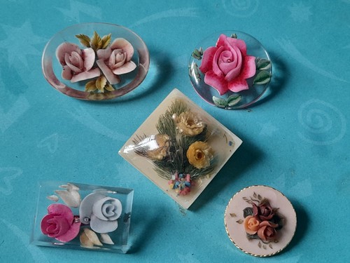 Beautiful vintage brooches - 5,
