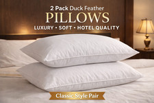 2 Pack Duck Feather Pillows