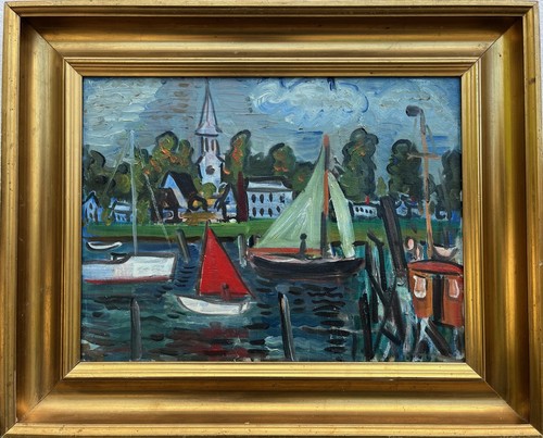 Expressionist summer day city - expressionist,