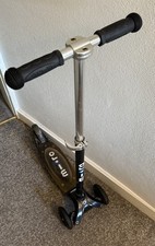 Maxi Micro Kickboard Metal Black / Bronze Adjustable Height Adult Teens Scooter