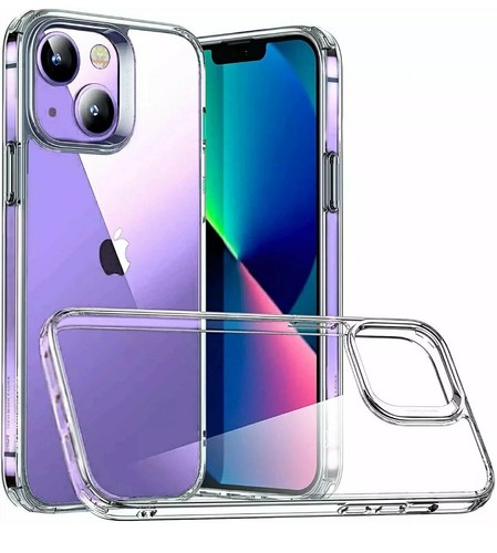 Clear case for iphone - clear, 13