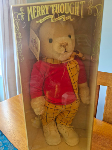Merrythought rupert plush bear - merrythought,