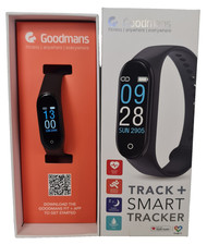 GOODMANS 399375 Track+Plus Smart Tracker Stop Heart Rate Pedometer Calorie 