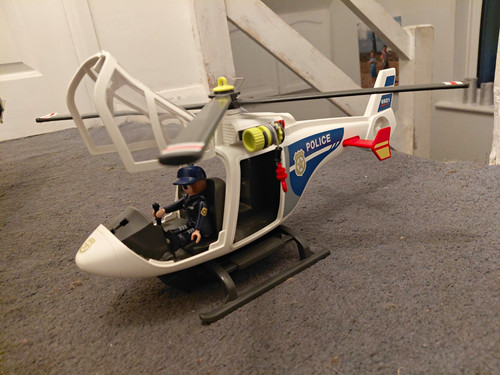 Playmobil police helicopter - playmobil,