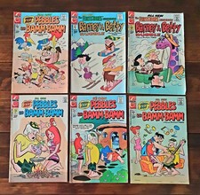 Charlton Comics - Flintstones Comic Bundle x 6 1973 VGC Hanna Barbera