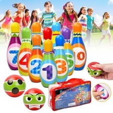 12Pcs Kids Bowling Play Set 10