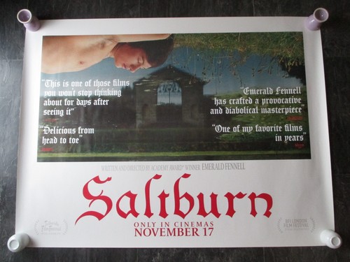 Saltburn quad poster 2023 - saltburn,