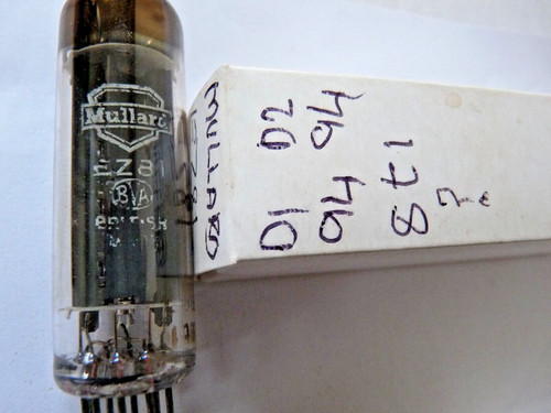 Ez81 mullard square getter - ez81,