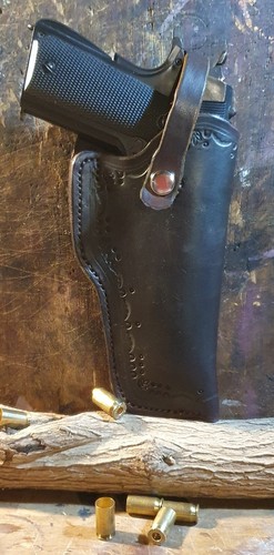 Leather hip holster for - hip,