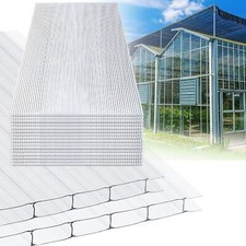 14 Pack Polycarbonate Greenhouse Panels Polycarbonate Sheets Twin-Wall Roof