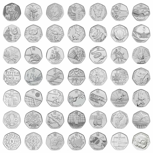 Pence coins - 50,