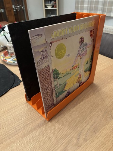 Vintage orange plastic - orange, 12”