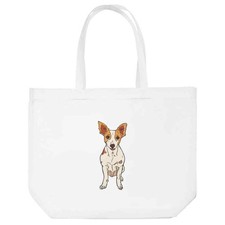 'Rat Terrier' Tote Shopping