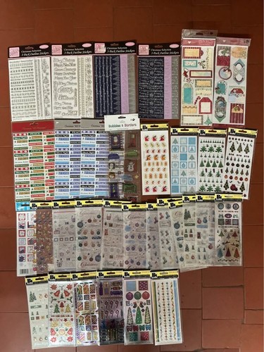 Job lot christmas stickers - job,