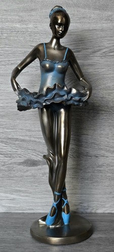 Bronze effect ballerina - bronze,
