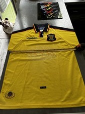 Retro Umbro Scotland Football Away Shirt XL/XXL Yellow 96/98 World Cup France 98