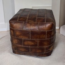 Genuine Real Brown Tan Leather