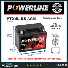 Powerline yt4lbs 12v - powerline,