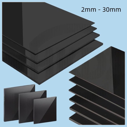 Black acrylics perspexs - black,