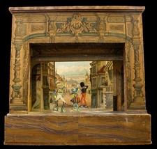 French Proscenium Toy Theatre ‘Avant Scene' by Pellerin Epinal, France 1880
