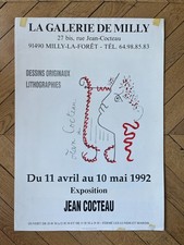 Jean cocteau vintage poster - jean,