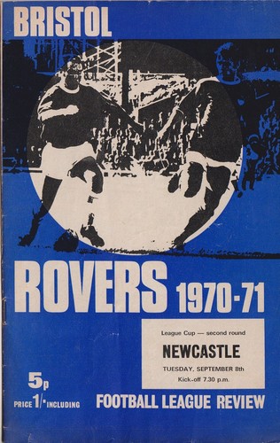 Football programme bristol - programme,