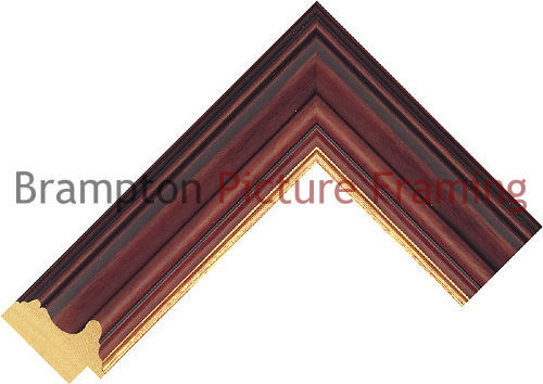 45mm wide mahogany reverse - mahogany,