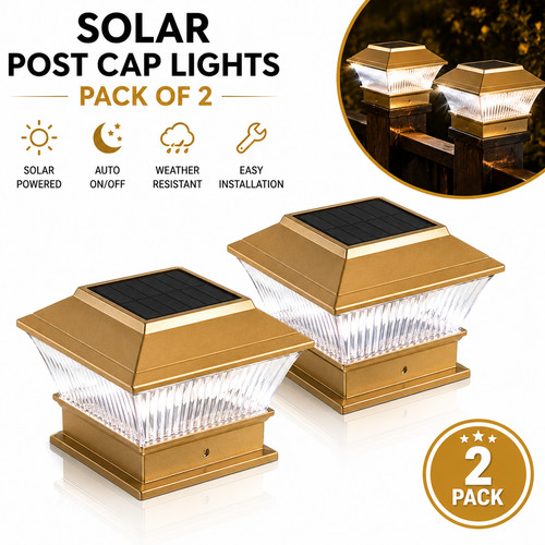 Raxter solar led post lights - led,