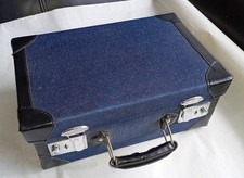 Mini Vintage Style Suitcase - Reinforced Edges and Corners, Chrome Locks and Key