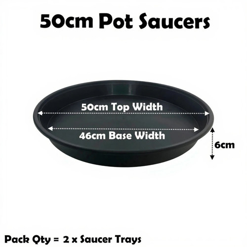 50cm plant pot saucer - 50cm,