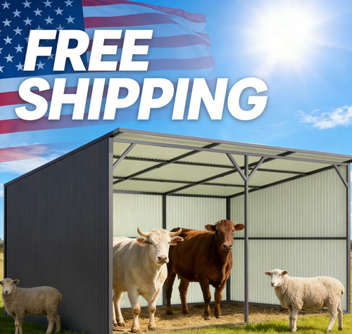 X20 metal livestock - 12'x20',