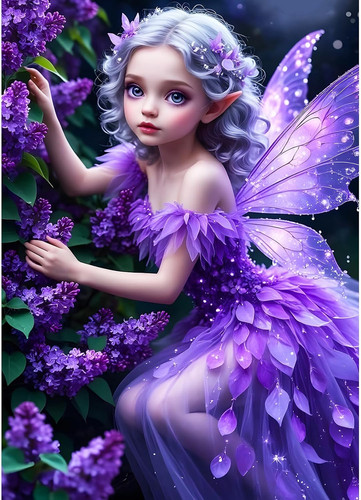 Diamond painting kit fairy - diamond,