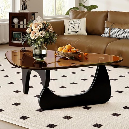 Mid century black coffee table - black,