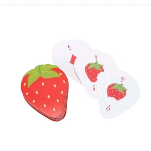 Strawberry shaped red - strawberry,