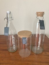 New Garden Trading Glass Storage Jars and Bottle