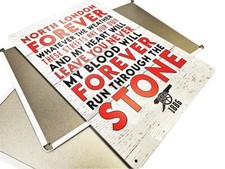 North London Forever Metal Sign Arsenal Pre-match song, Highbury stadium