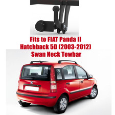 Swan Neck Tow Bar For FIAT Panda II (2003-2012) & NO ELECTRICS - F116