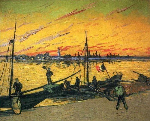 Coal barges vincent van gogh - vincent,
