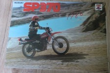 1980 suzuki SP370  Brochure Japan
