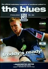 Southend United v Manchester United 7/11/2006 Carling Cup Official programme