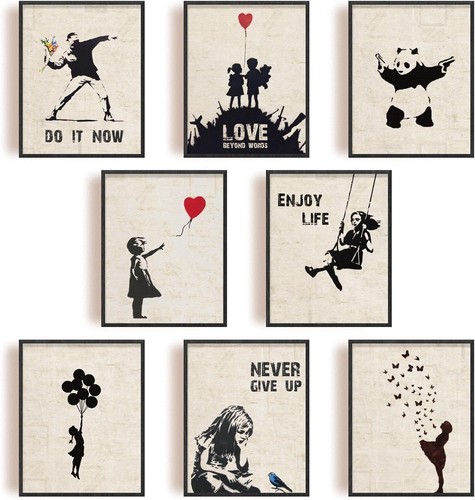 Infunly set banksy wall - infunly,