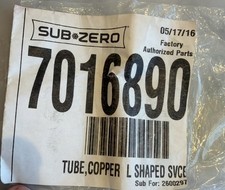 Sub Zero 7016890 Tube Copper