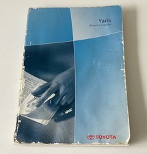 1999-2005 TOYOTA YARIS OWNERS MANUAL HANDBOOK  Print 2004
